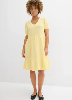 Femme bonprix Robes|Robe oversize en gaze de coton