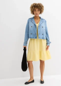 Femme bonprix Robes|Robe oversize en gaze de coton