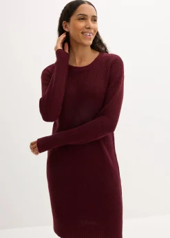 Femme bonprix Maille|Robes|Robe oversize en maille côtelée