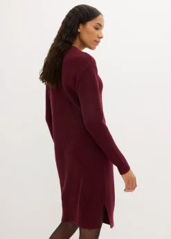 Femme bonprix Maille|Robes|Robe oversize en maille côtelée