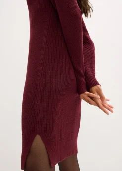 Femme bonprix Maille|Robes|Robe oversize en maille côtelée