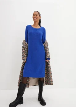 bonprix Robe oversize en maille côtelée|Femme Maille|Robes