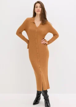 Femme bonprix Maille|Robe pull douce en viscose majoritaire