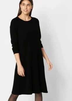 Femme bonprix Maille|Basiques|Robe pull en coton majoritaire