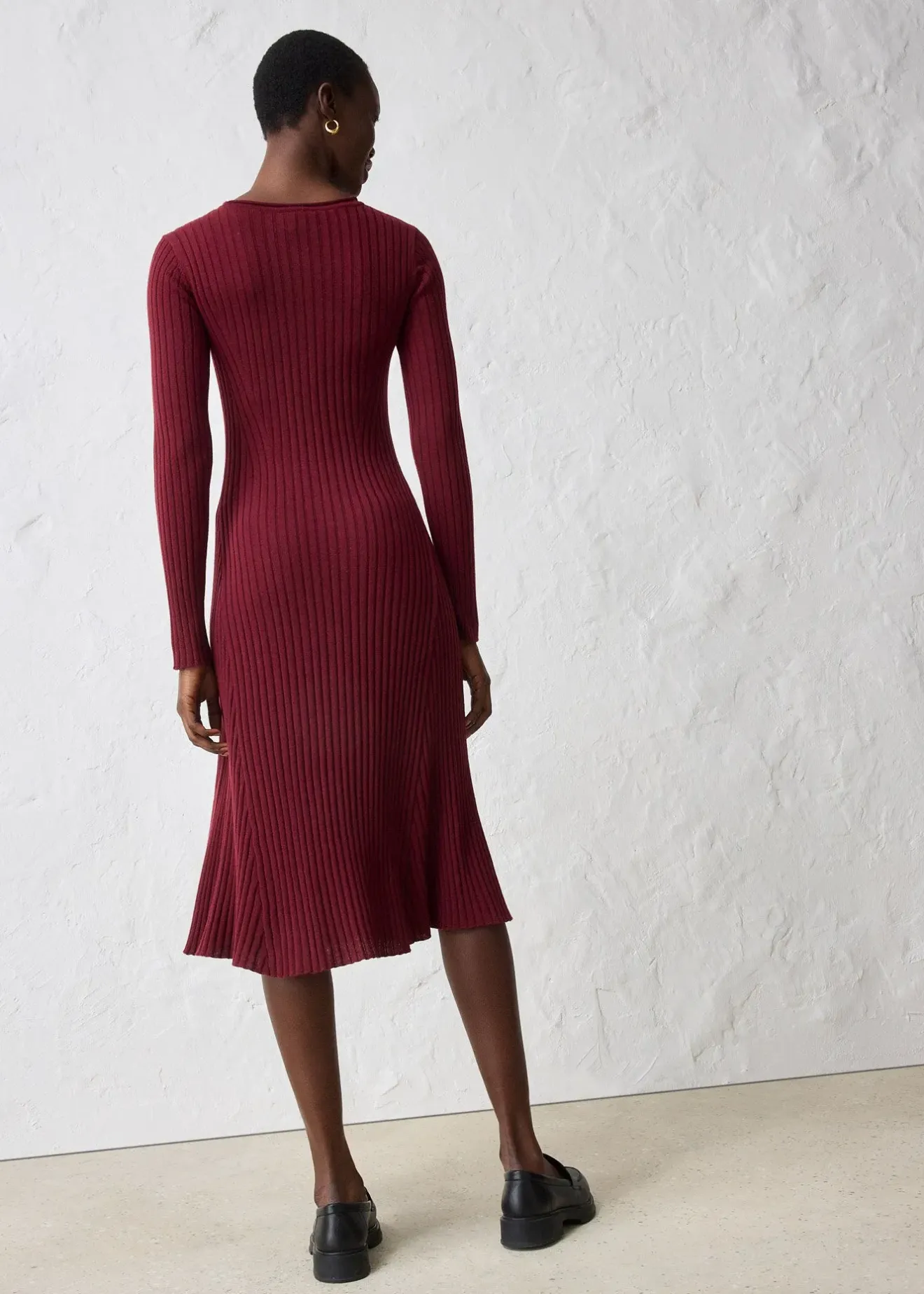 bonprix Robe pull en laine mérinos|Femme Maille|Premium