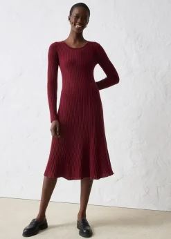 bonprix Robe pull en laine mérinos|Femme Maille|Premium