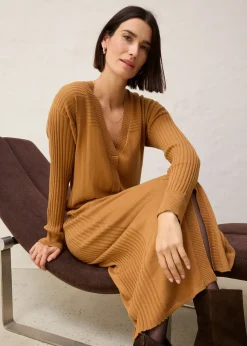 bonprix Robe pull en laine mérinos|Femme Maille|Premium