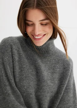 bonprix Robe pull fendue sur le côté|Femme Maille|Robes