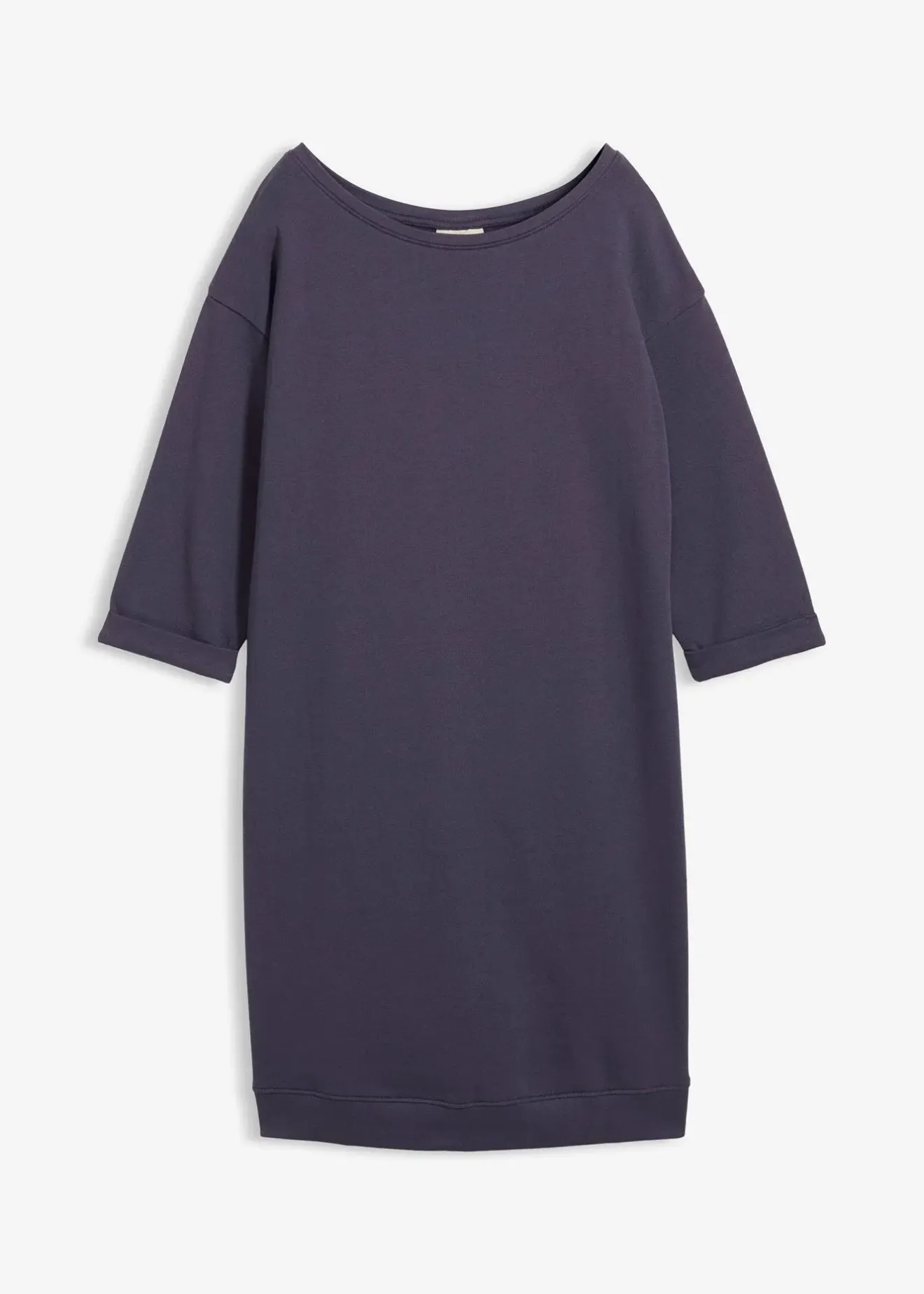 bonprix Robe sweat manches 3/4, intérieur gratté doux|Femme Basiques|Sweats