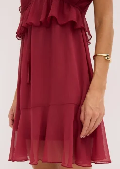 bonprix Robe trapèze en crêpe|Femme Robes