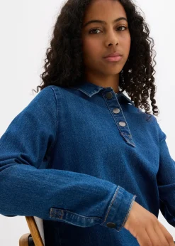 bonprix Robe trapèze en jean|Enfant Vêtements Enfant|Filles 9-16 Ans·Robes & Combinaisons