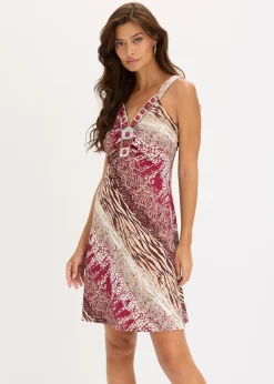 Femme bonprix Robes|Robe trapèze en jersey