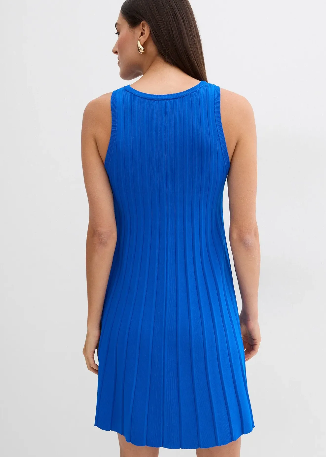 bonprix Robe trapèze en maille de viscose mélangée|Femme Maille