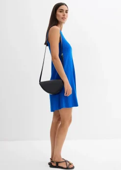 bonprix Robe trapèze en maille de viscose mélangée|Femme Maille