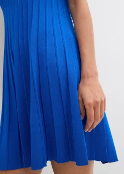 bonprix Robe trapèze en maille de viscose mélangée|Femme Maille