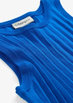 bonprix Robe trapèze en maille de viscose mélangée|Femme Maille