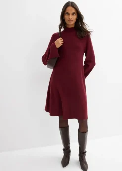 Femme bonprix Maille|Robes|Robe trapèze en maille, viscose majoritaire