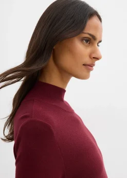 Femme bonprix Maille|Robes|Robe trapèze en maille, viscose majoritaire