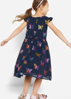 Enfant bonprix Vêtements Enfant|Filles 2-8 Ans·Robes & Jupes|Robe trapèze en mousseline