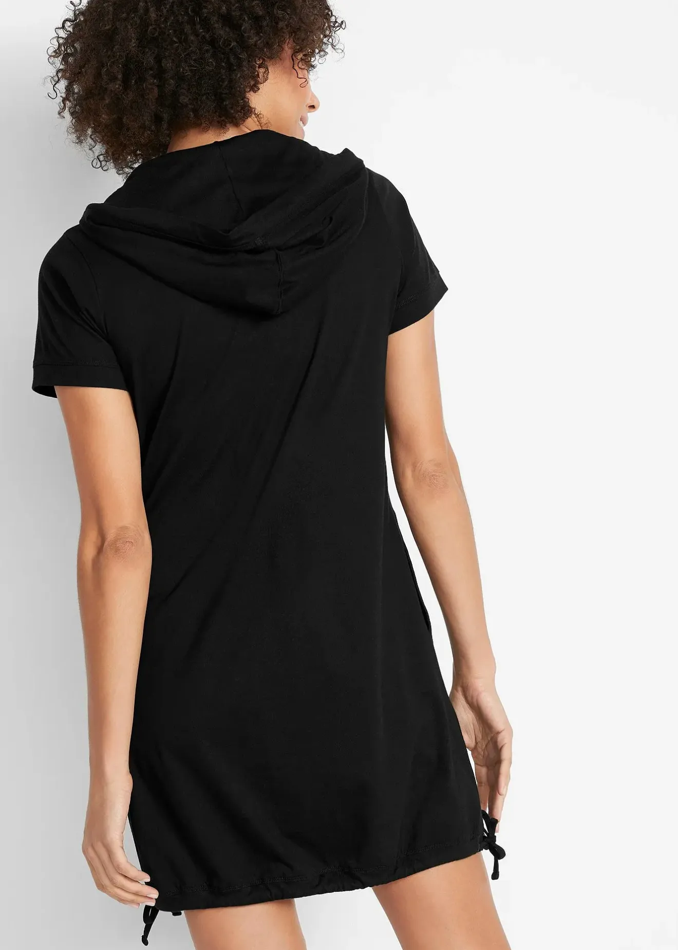 bonprix Robe T-shirt en coton, manches courtes|Femme Vêtements De Plage