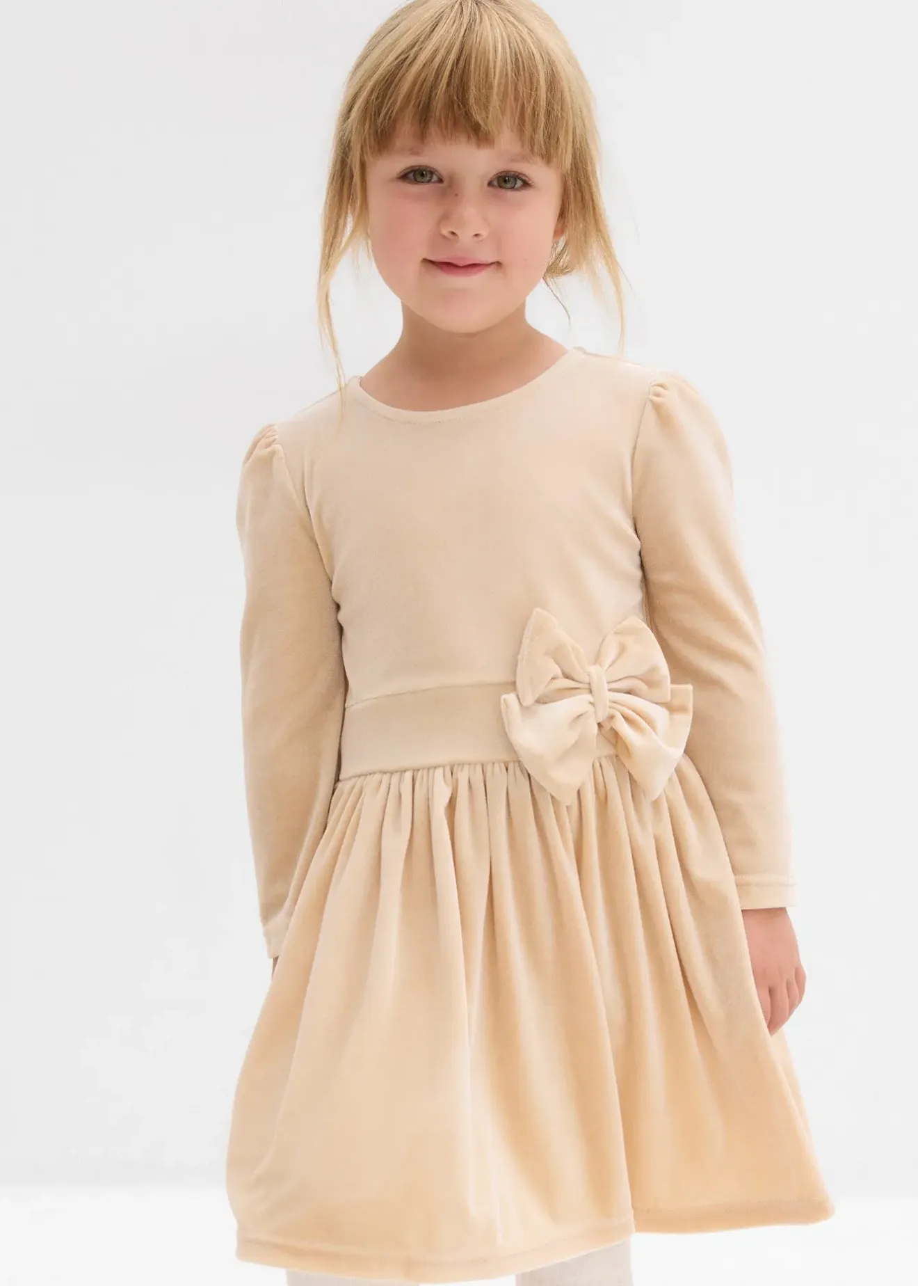 bonprix Robe évasée en velours|Enfant Vêtements Enfant|Filles 2-8 Ans·Robes & Jupes