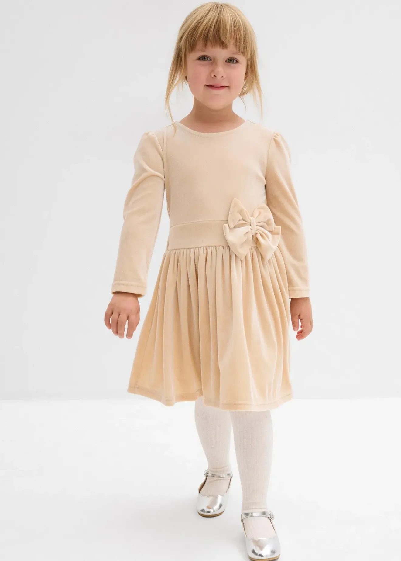 bonprix Robe évasée en velours|Enfant Vêtements Enfant|Filles 2-8 Ans·Robes & Jupes