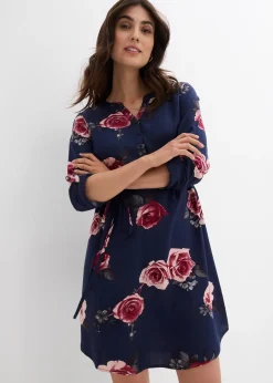 Femme bonprix Femme Enceinte|Robe-blouse de grossesse et d'allaitement en viscose fluide