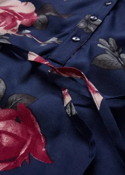 Femme bonprix Femme Enceinte|Robe-blouse de grossesse et d'allaitement en viscose fluide