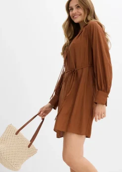 bonprix Robe-blouse de grossesse et d’allaitement en viscose fluide|Femme Femme Enceinte