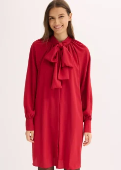 Femme bonprix Robes|Robe-chemise à col lavallière