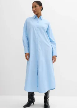 Femme bonprix Robes|Robe-chemise 100% coton