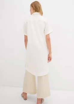 Femme bonprix Robes|Robe-chemise 100% coton