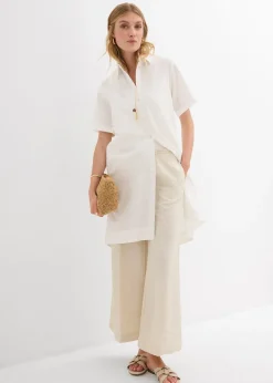 Femme bonprix Robes|Robe-chemise 100% coton