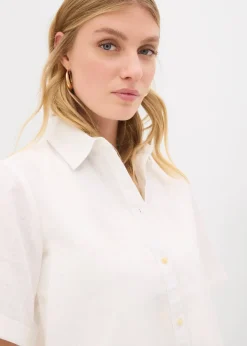 Femme bonprix Robes|Robe-chemise 100% coton