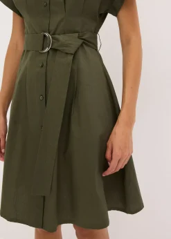 bonprix Robe-chemise 100% coton|Femme Robes