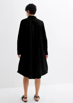 Femme bonprix Robes|Robe-chemise 100% coton à base boule