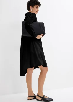 Femme bonprix Robes|Robe-chemise 100% coton à base boule