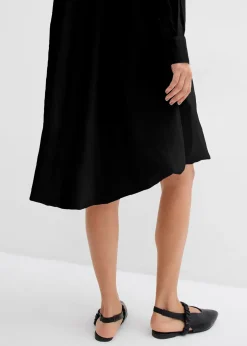 Femme bonprix Robes|Robe-chemise 100% coton à base boule