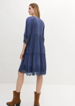 Femme bonprix Robes|Robe-chemise à dentelle