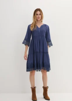 Femme bonprix Robes|Robe-chemise à dentelle