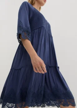 Femme bonprix Robes|Robe-chemise à dentelle