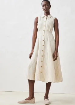 Femme bonprix Premium|Robes|Robe-chemise, 100% lin