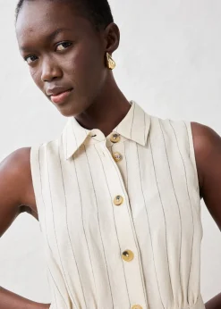 Femme bonprix Premium|Robes|Robe-chemise, 100% lin