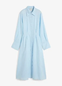 bonprix Robe-chemise 100% lin|Femme Premium|Robes