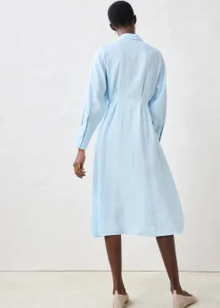 bonprix Robe-chemise 100% lin|Femme Premium|Robes