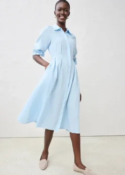 bonprix Robe-chemise 100% lin|Femme Premium|Robes