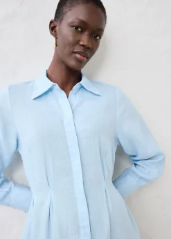 bonprix Robe-chemise 100% lin|Femme Premium|Robes