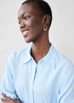 bonprix Robe-chemise 100% lin|Femme Premium|Robes