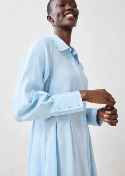 bonprix Robe-chemise 100% lin|Femme Premium|Robes