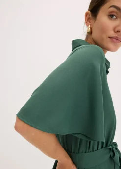 Femme bonprix Robes|Robe-chemise avec ceinture à nouer